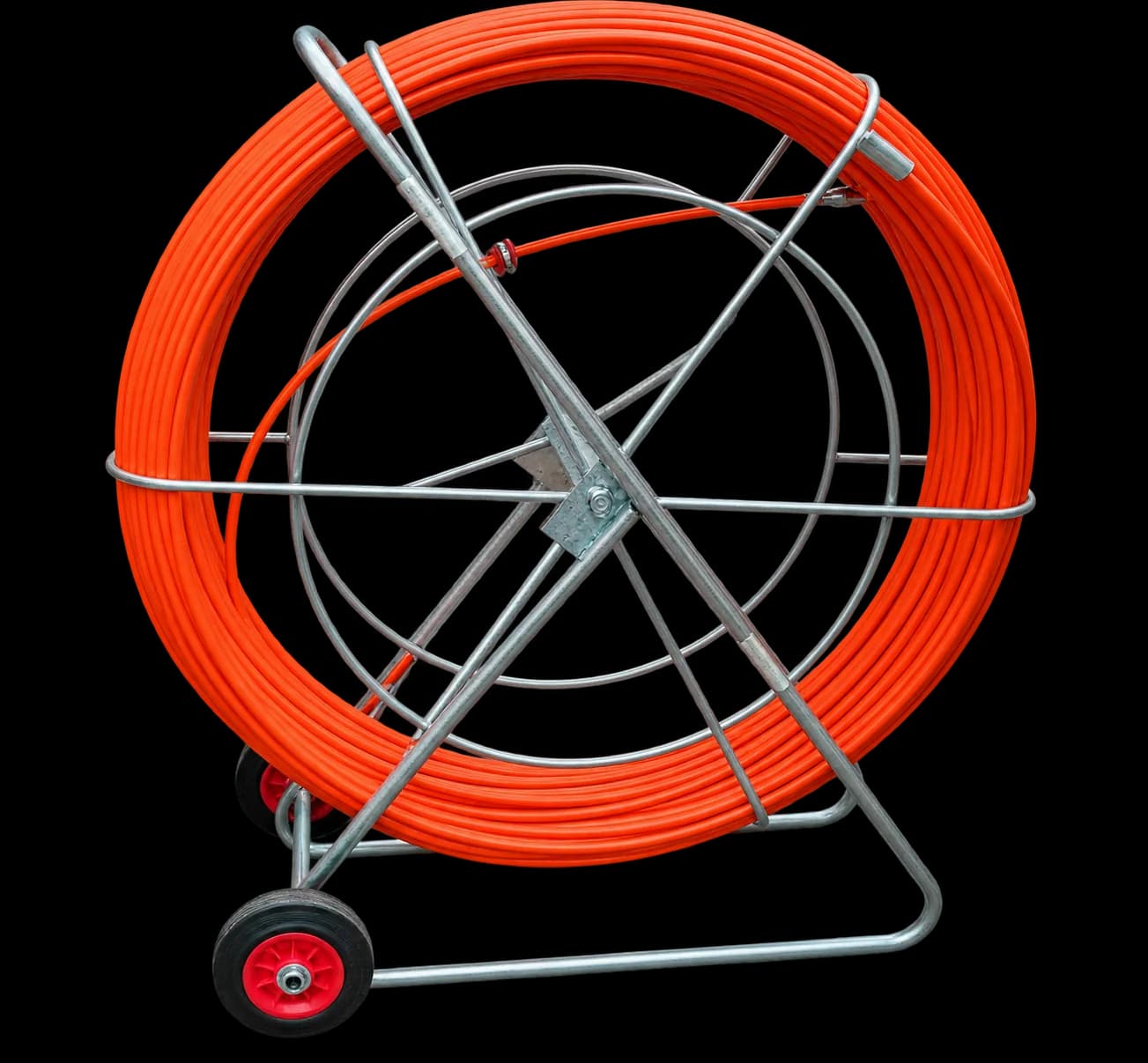 Fibre Glass Pulling Rod 6x50m Reel — SWILITE Fibreglass Pulling Rod