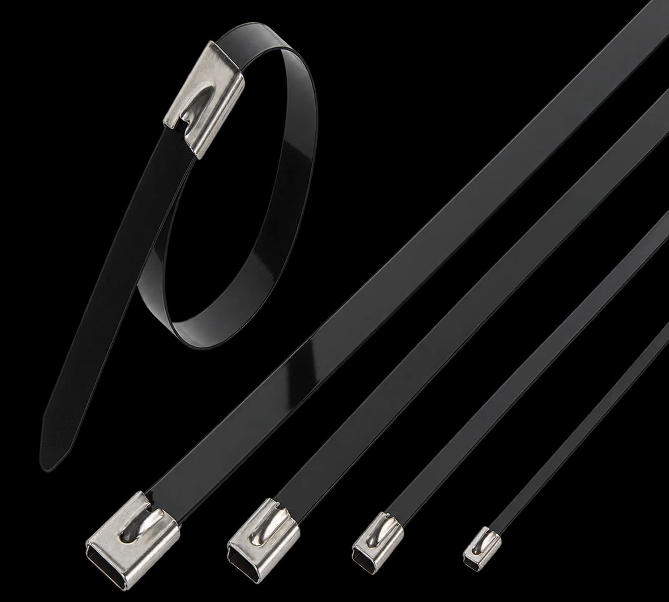 200x2.5 Cable Tie White -100 Pices — SWILITE PVC Cable Ties